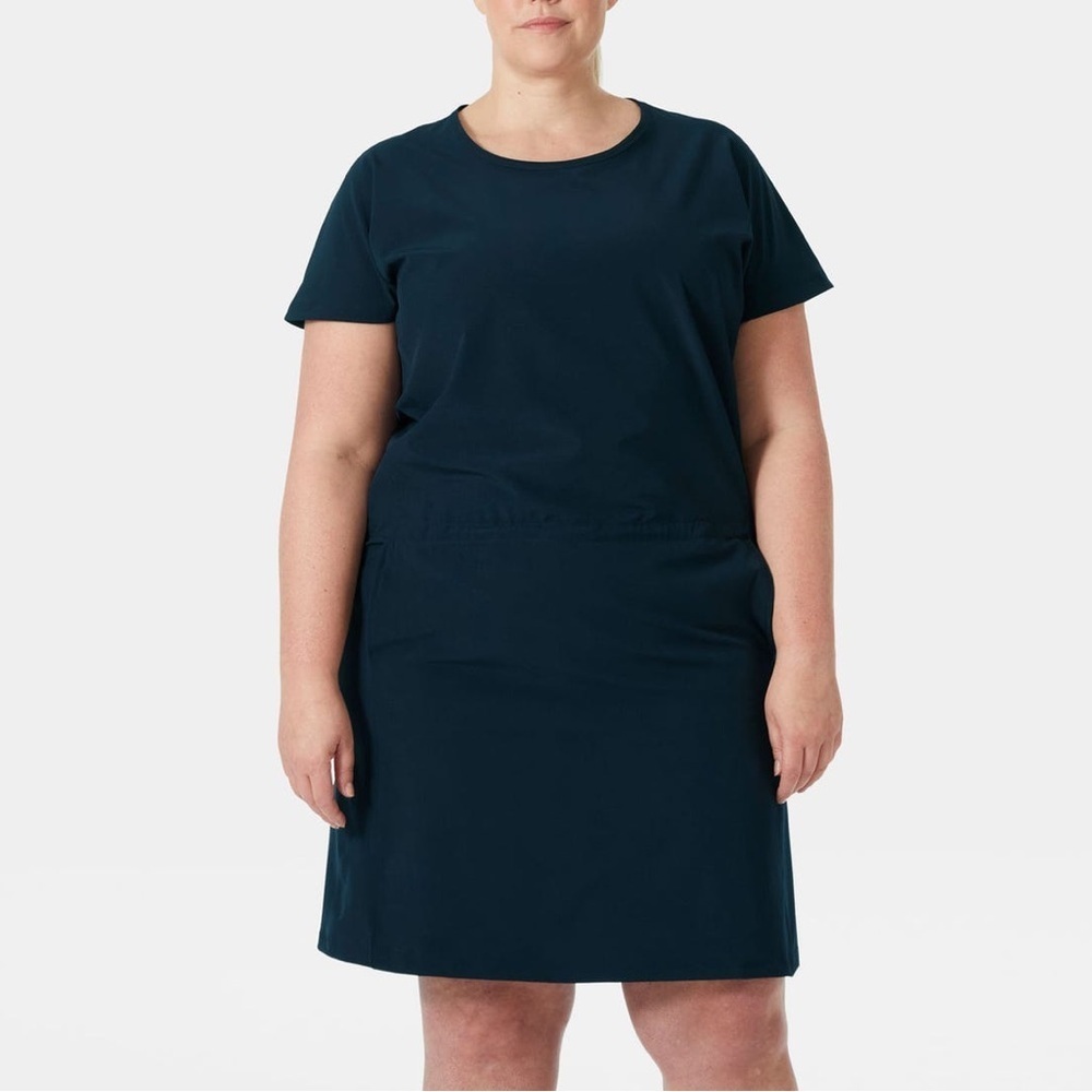 Helly Hansen Thalia Summer Dress 2.0 Navy Blue Athletic Short Sleeve Mini